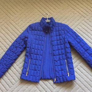Blue J. Crew Puff Jacket